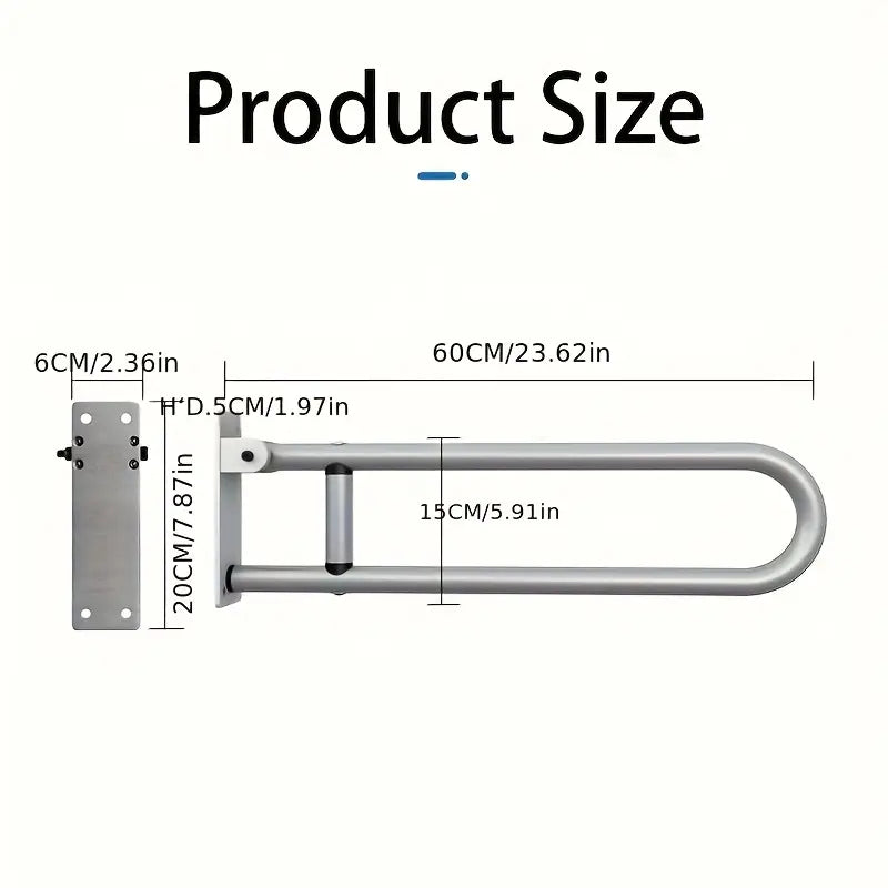 Poignée de soutien pliante à 90°