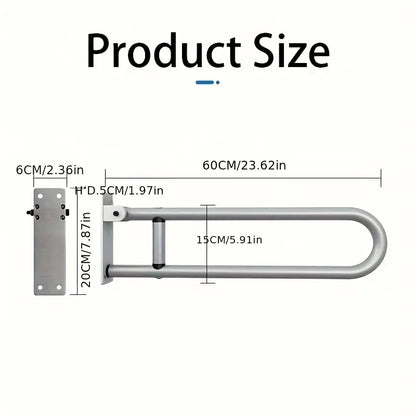 Poignée de soutien pliante à 90°