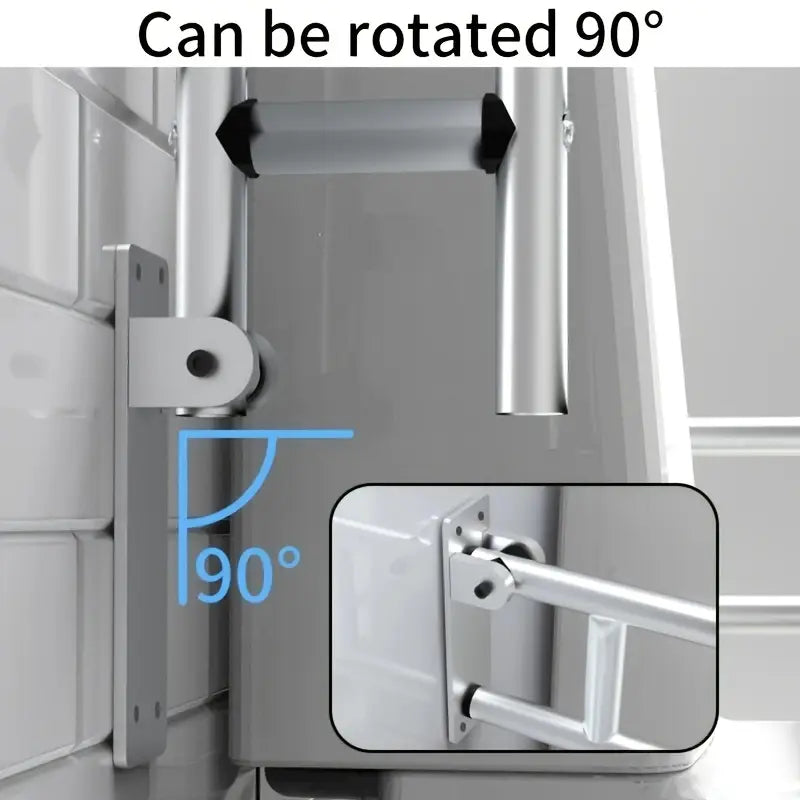 Poignée de soutien pliante à 90°